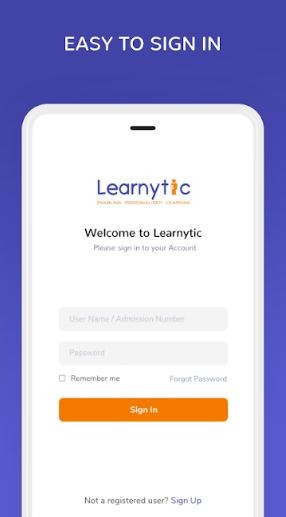 signup learnytic app