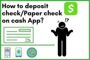How to Deposit a Paper Check on Cash App | Enable Direct Deposit