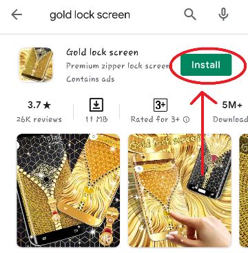 gold lock screen app download tech nukti