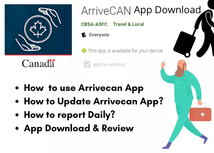 How to use Arrivecan app on Android iOS, Canada App tracking Update