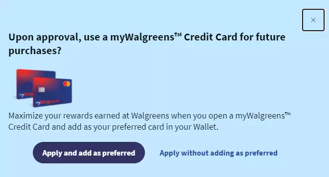 walgreens credit card online apply