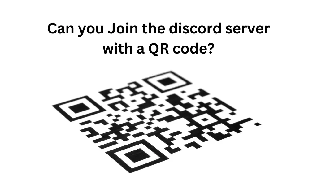 discord server with QR