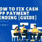 How to fix cash app payment pending?